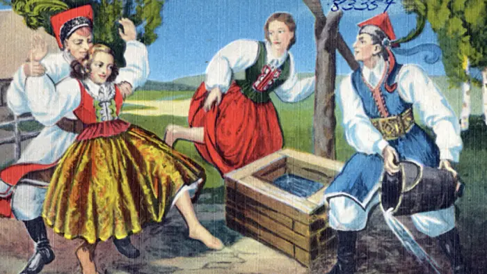 Dyngus day painting